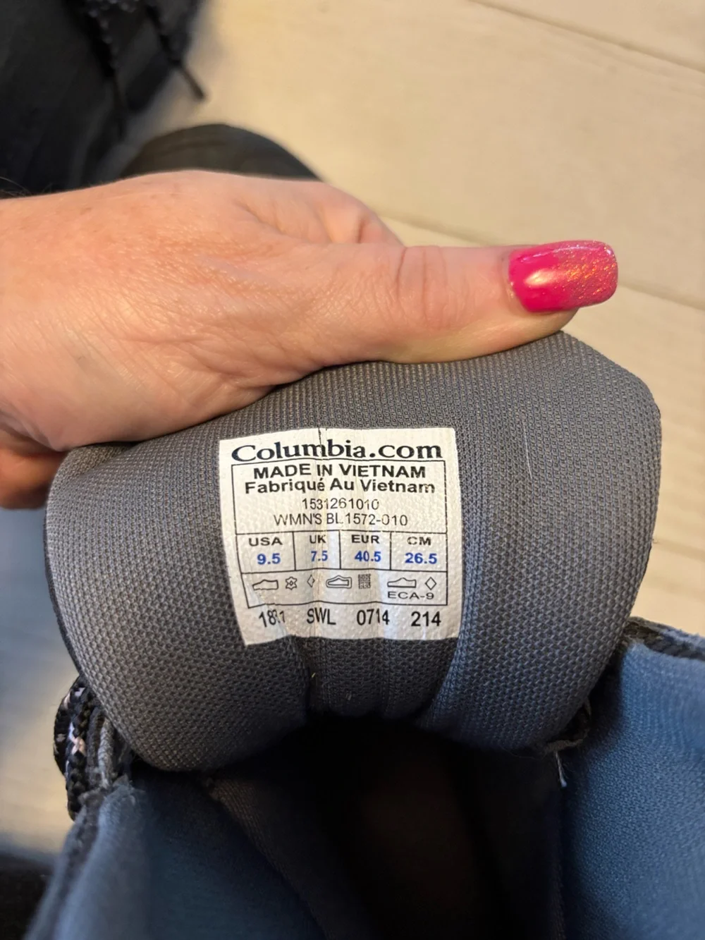 Columbia Techlite snowboot 9.5